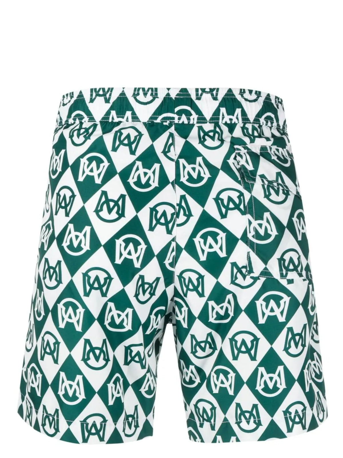 Moncler Shorts Monogram Logo Green-White