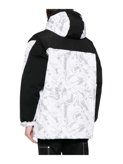Aape Jacket Allover Print Logo White-Black
