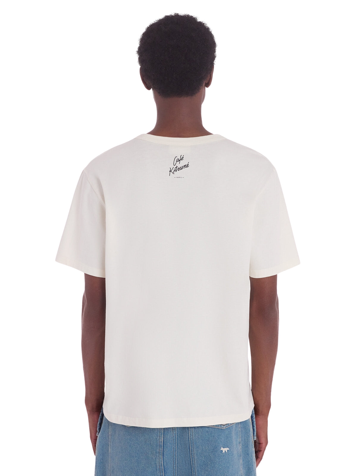 Cafe Kitsune T-Shirt Hawaiian Dressed Fox Tapioca