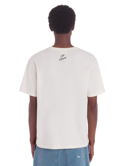 Cafe Kitsune T-Shirt Hawaiian Dressed Fox Tapioca