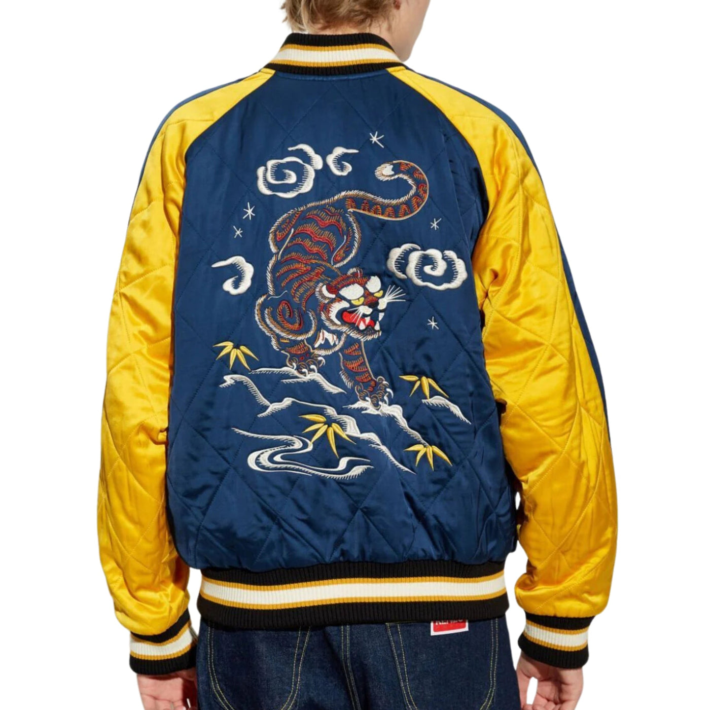 Kenzo Jacket Bomber Tigers Yellow-Blue