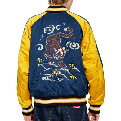 Kenzo Jacket Bomber Tigers Yellow-Blue