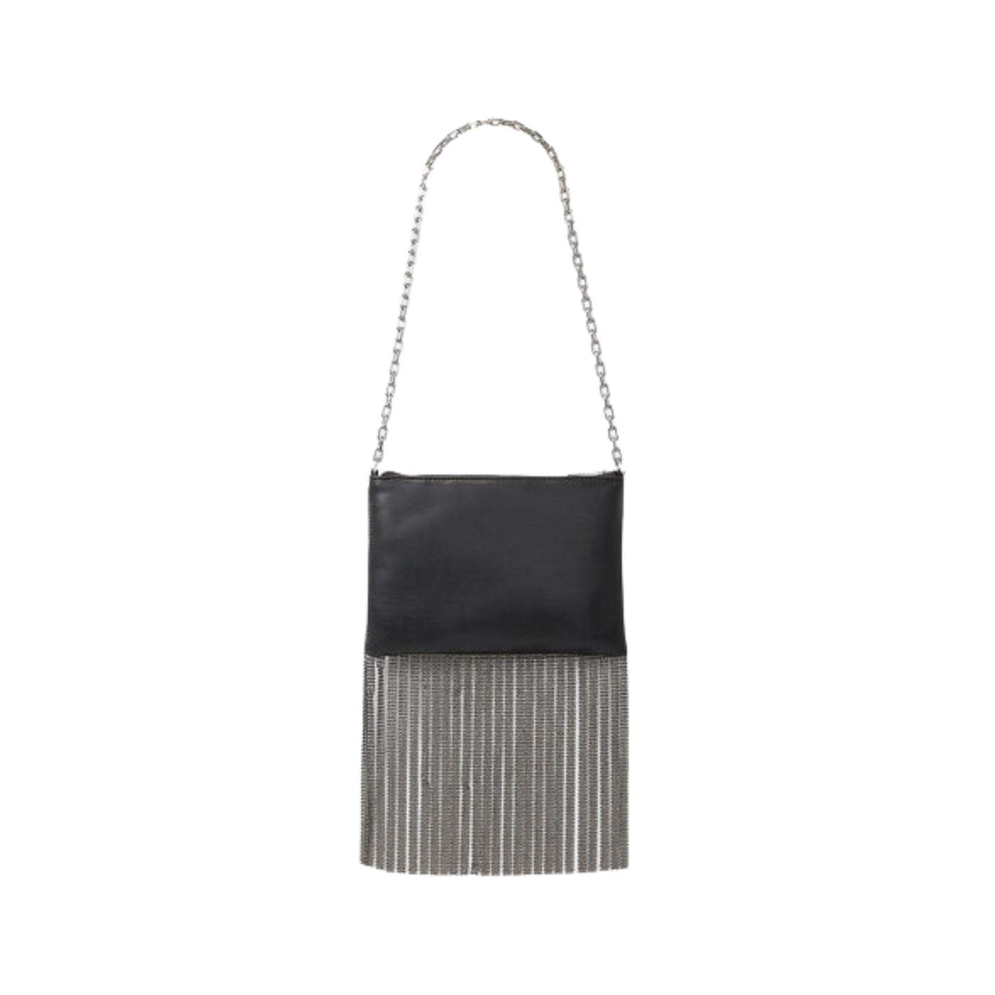 Karl Lagerfeld Bag Shoulder Evening Tassle Logo Black