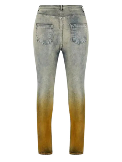 Rick Owens Jeans Washed Blue-Mustard