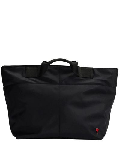 Ami Handbag Logo Black-Red