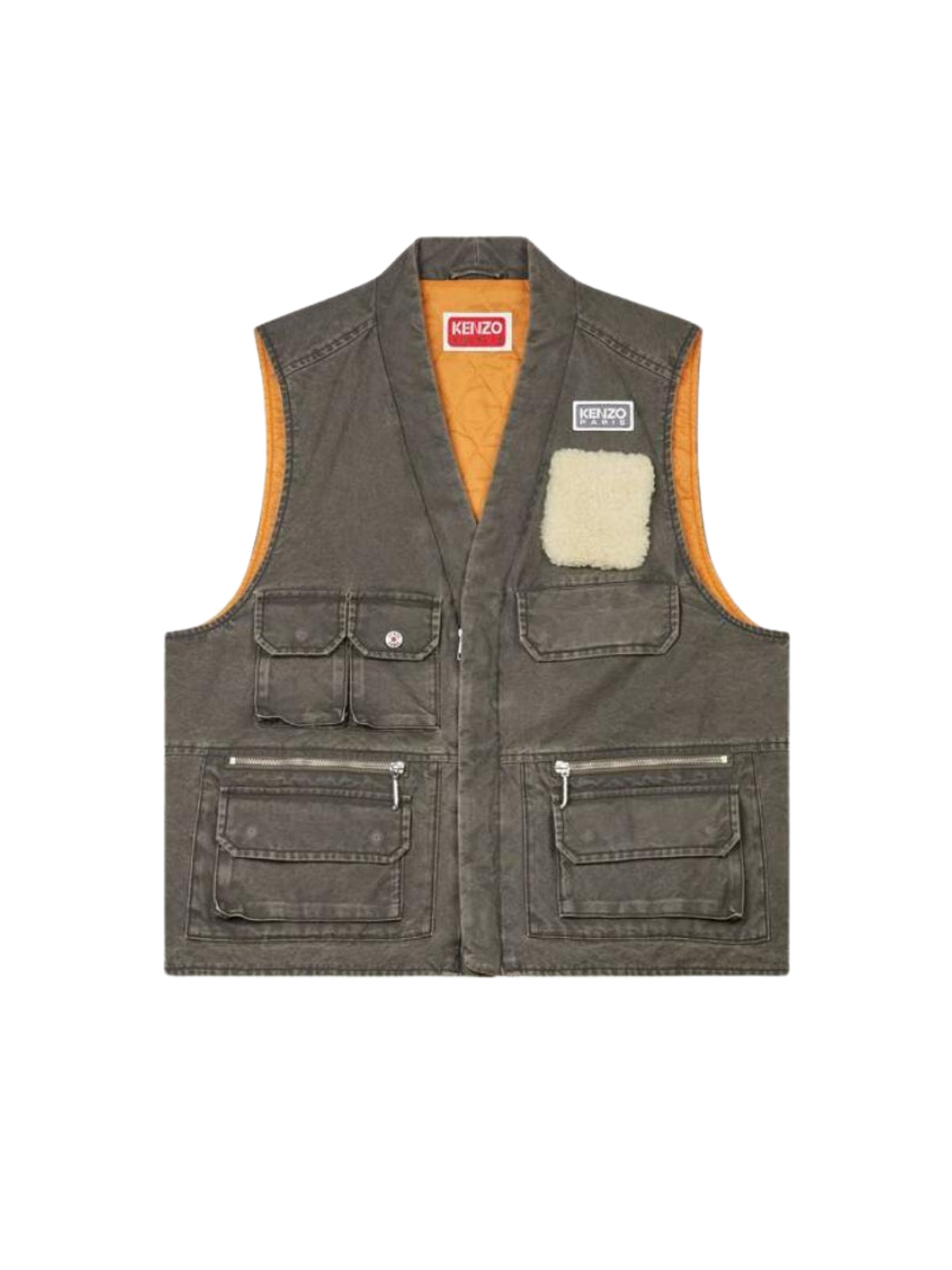 Kenzo Jacket Multi Pocket Taupe