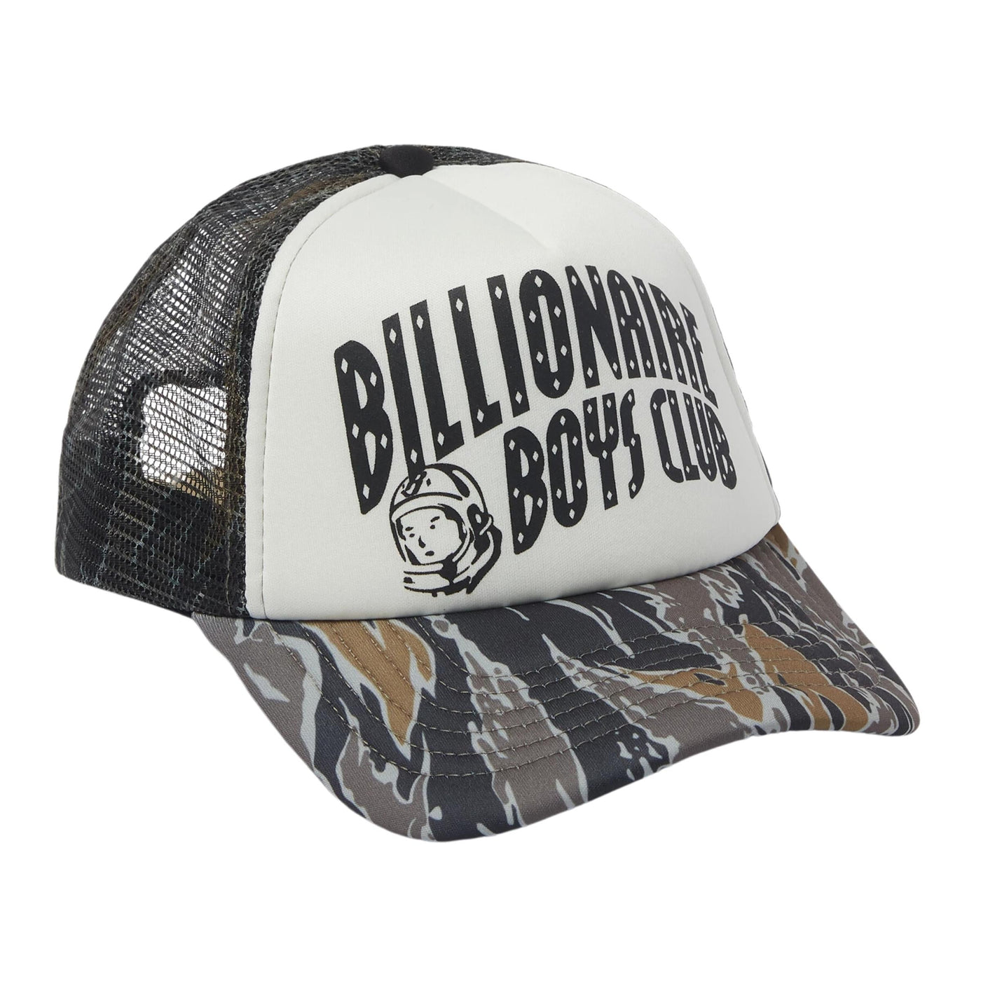 Billionaire Boys Club Cap Trucker Arch Logo Khaki-Camo
