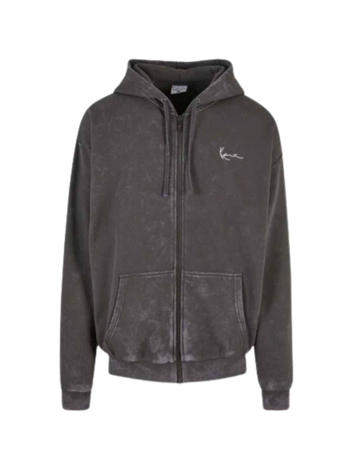 Karl Kani Jacket Chest Sign Hood Anthracite