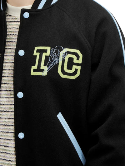 Ice-Cream Jacket Team Eu Skate Cone Varsity Black