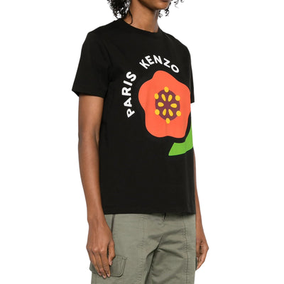 Kenzo T-Shirt Boke Flower Red-Black