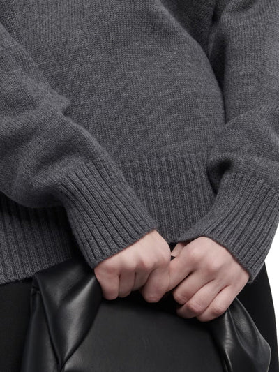 Ami Sweater De Coeur Logo Grey