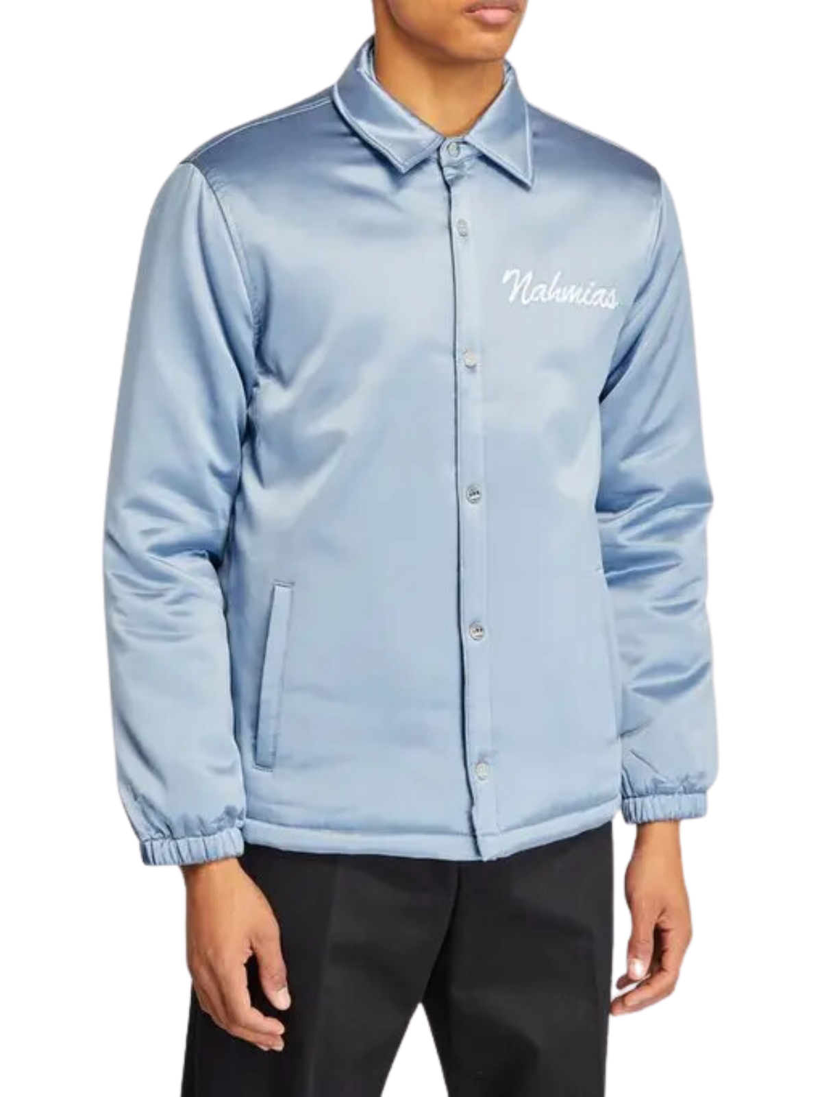 Nahmias Jacket Coach Miracle Academy Silk Dusty Blue