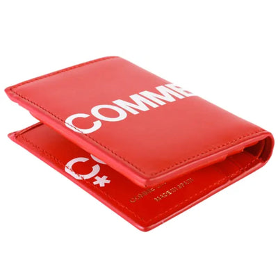 Comme Des Garcons Wallet Logo Red