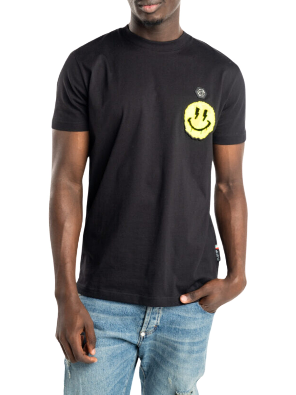 Market T-Shirt Smiley Afterhours Black