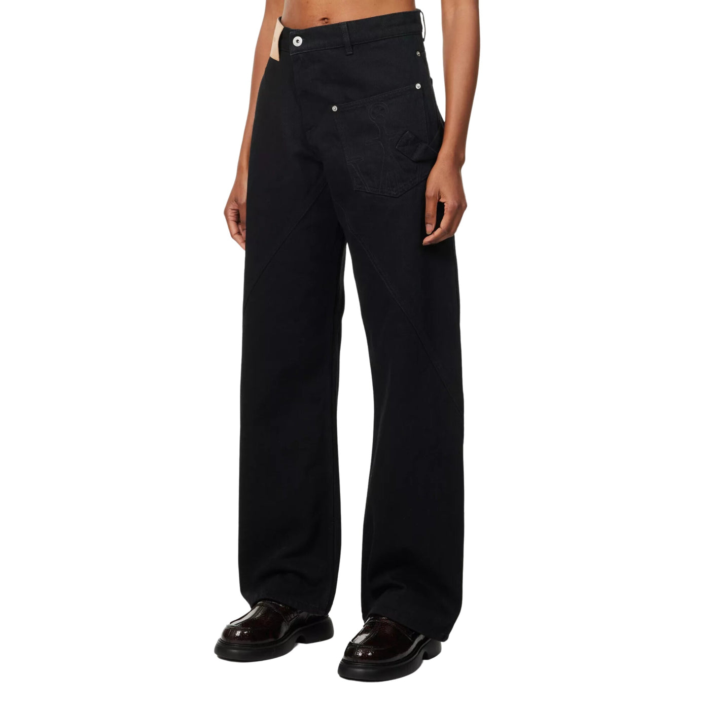 Jw Anderson Jeans Twisted Workwear Black
