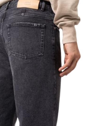 Ami Jeans Relaxed Fit Washed Black