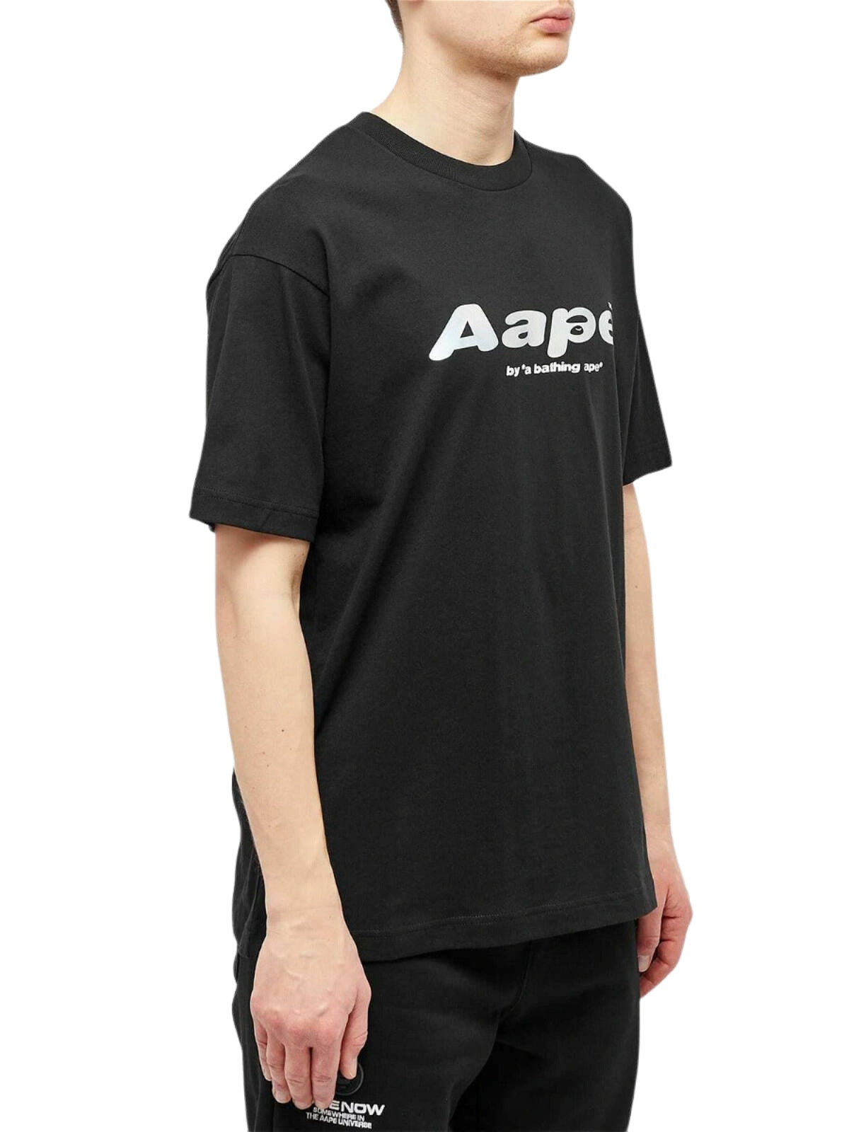 Aape T-Shirt Bold Logo Black