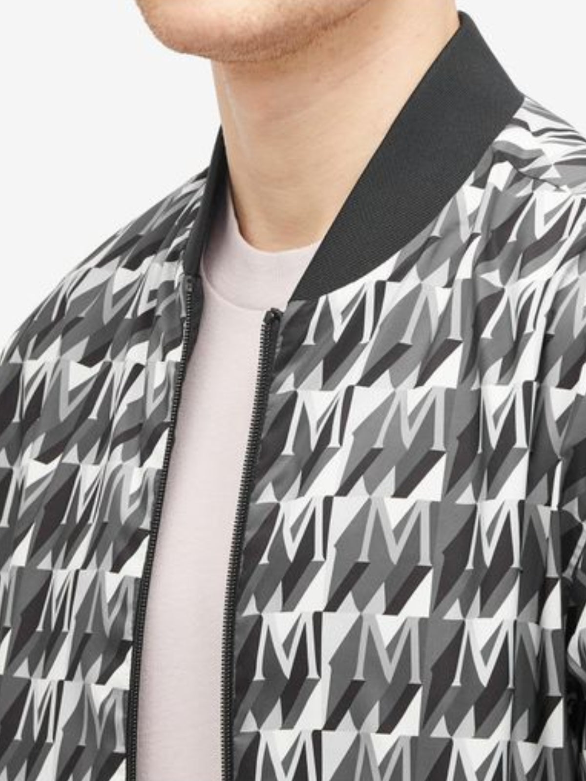 Moncler Jacket Monogram White-Grey-Black