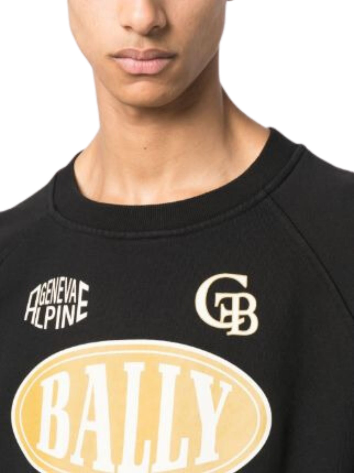 Bally Sweater Oval Logo Black