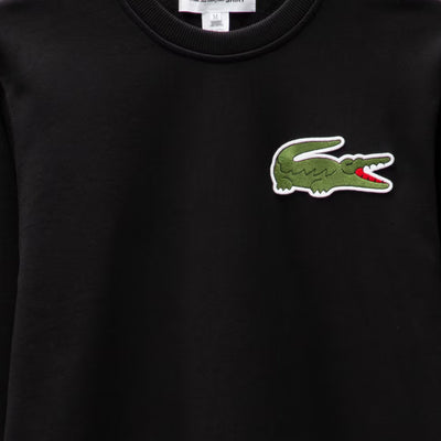 Comme Des Garcons Sweater X Lacoste Black