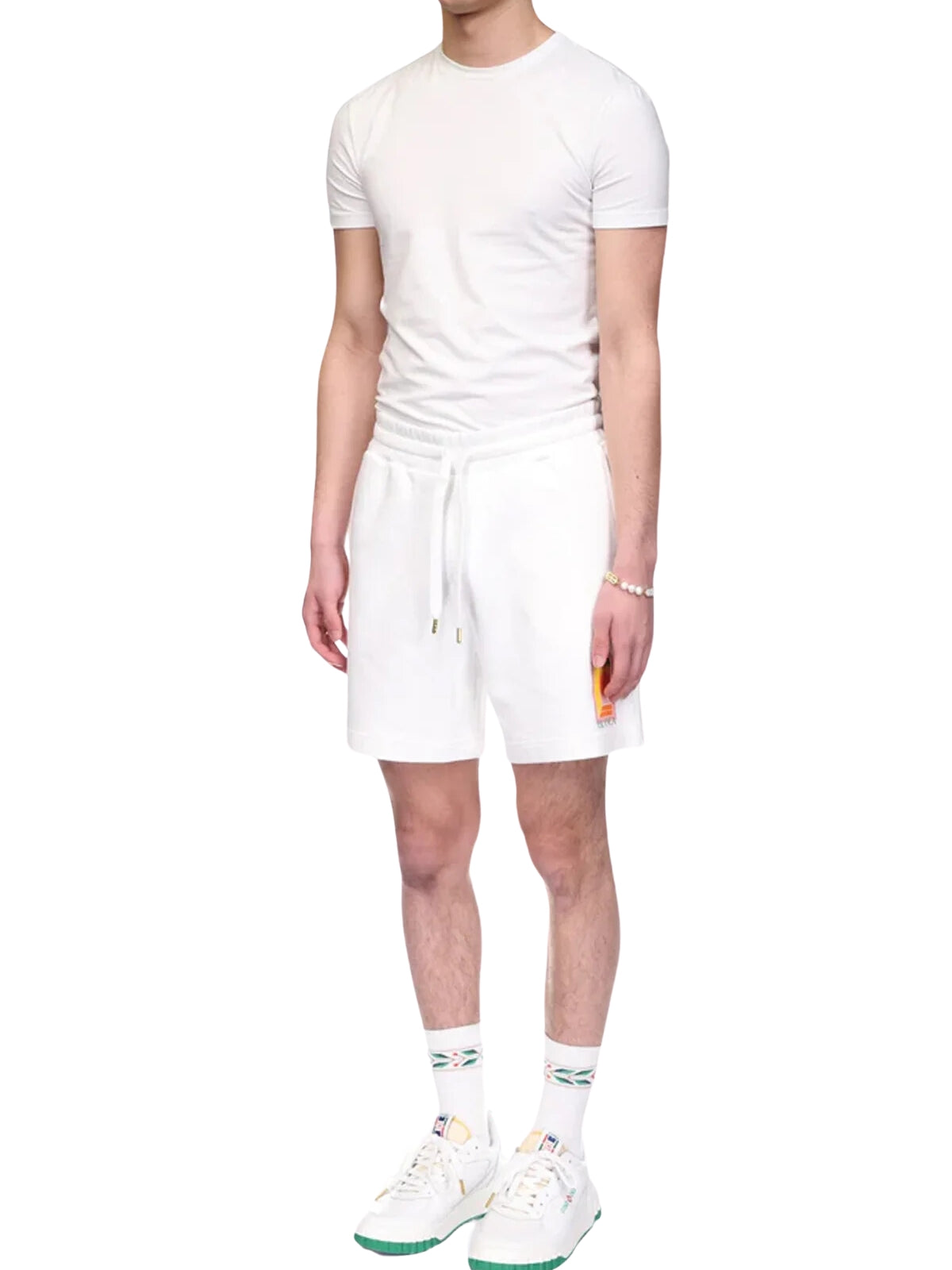 Casablanca  Shorts Gradient Arch Logo White