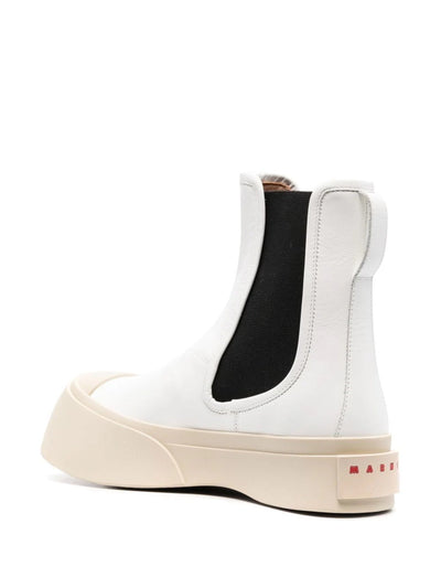 Marni Boot Chelsea White