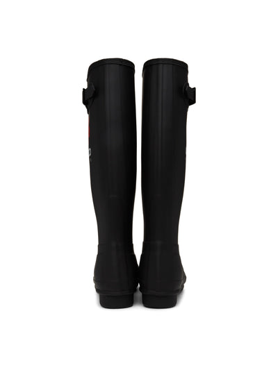 Kenzo Boot Hunter Wellington Logo Black