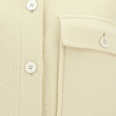 Jil Sander Jacket Button Down Top Pocket Off-White