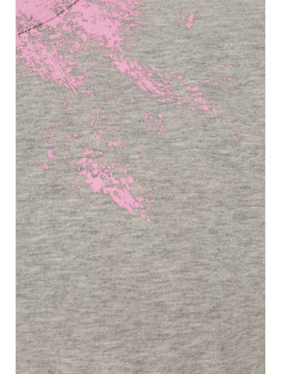 Comme Des Garcons T-Shirt Splatter Pink-Grey