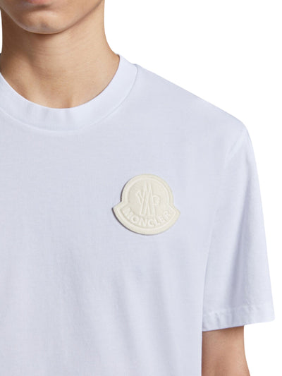Moncler T-Shirt Patch Logo White