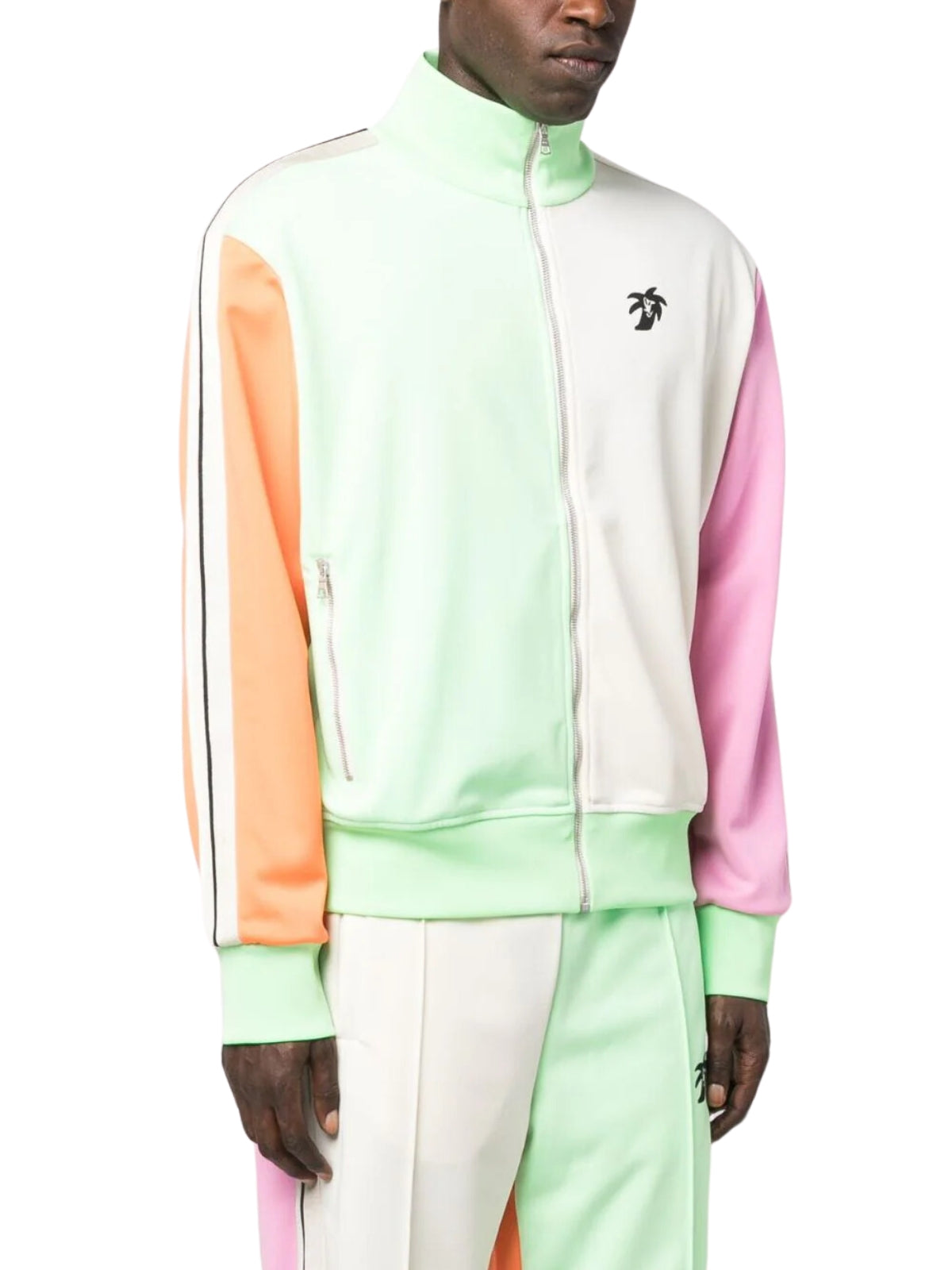 Palm Angels Jacket Multi Tone Light Green