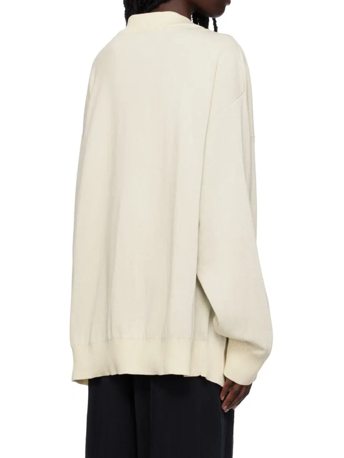 Y-3 Sweater Knit Logo Off-White