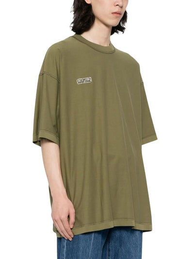 Vetements T-Shirt Mini Logo Green