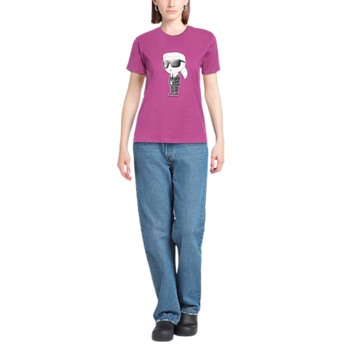 Karl Lagerfeld T-Shirt Iconic Pink