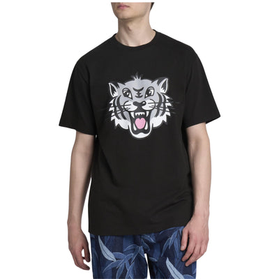 Kenzo T-Shirt Tiger Face Black