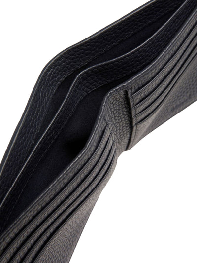 Bally Wallet Stripe Logo White-Black