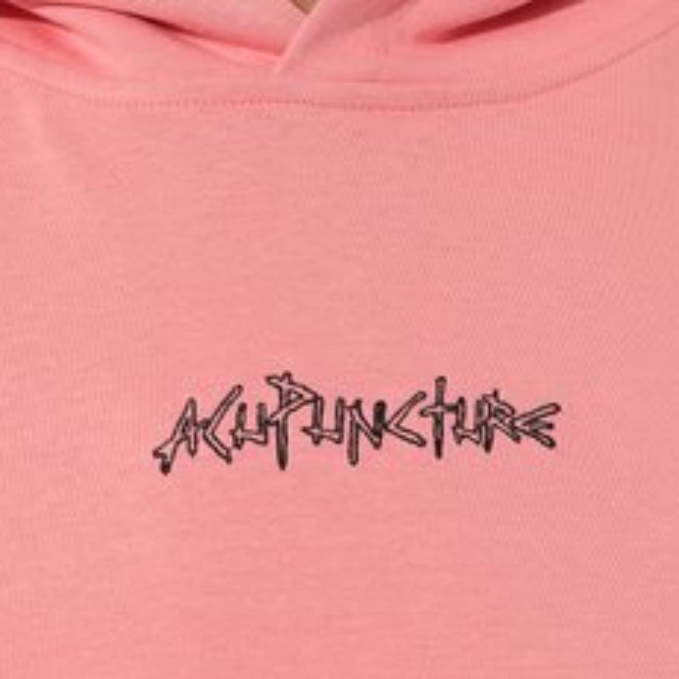Acupuncture Hoodie Dancing Skull Pink