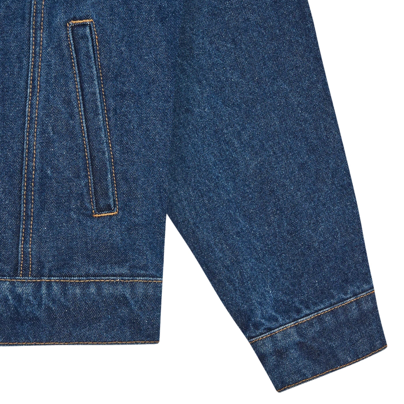 Ice-Cream Jacket Lazer Drip Trucker Mid Wash Blue