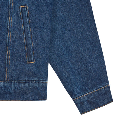 Ice-Cream Jacket Lazer Drip Trucker Mid Wash Blue