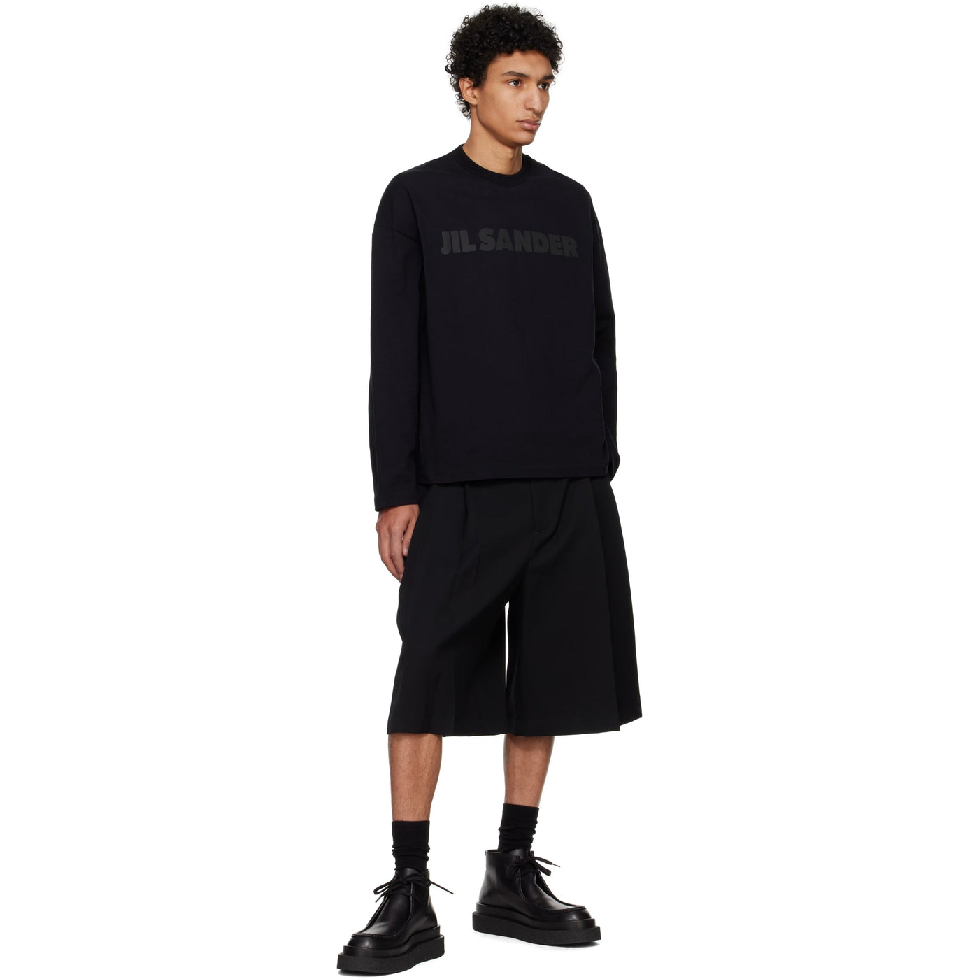 Jil Sander Sweater Logo Black