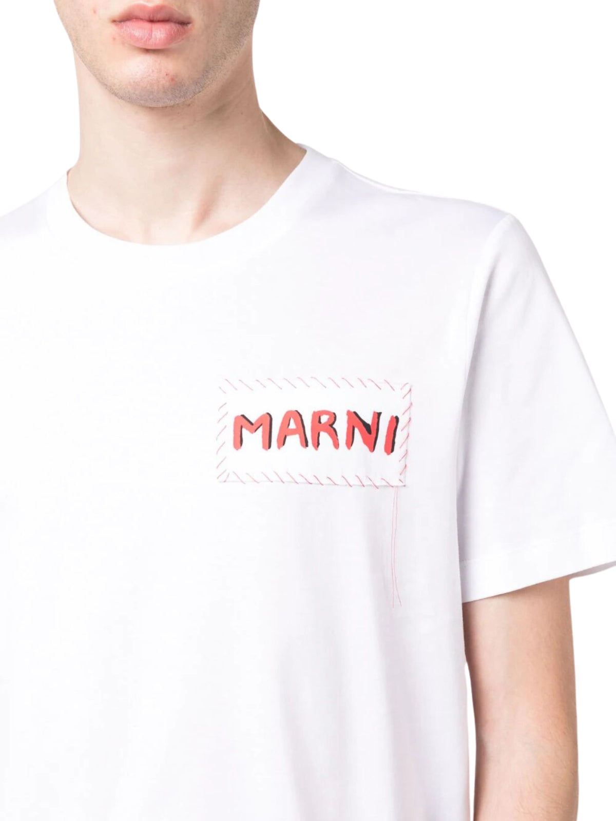 Marni T-Shirt Logo White