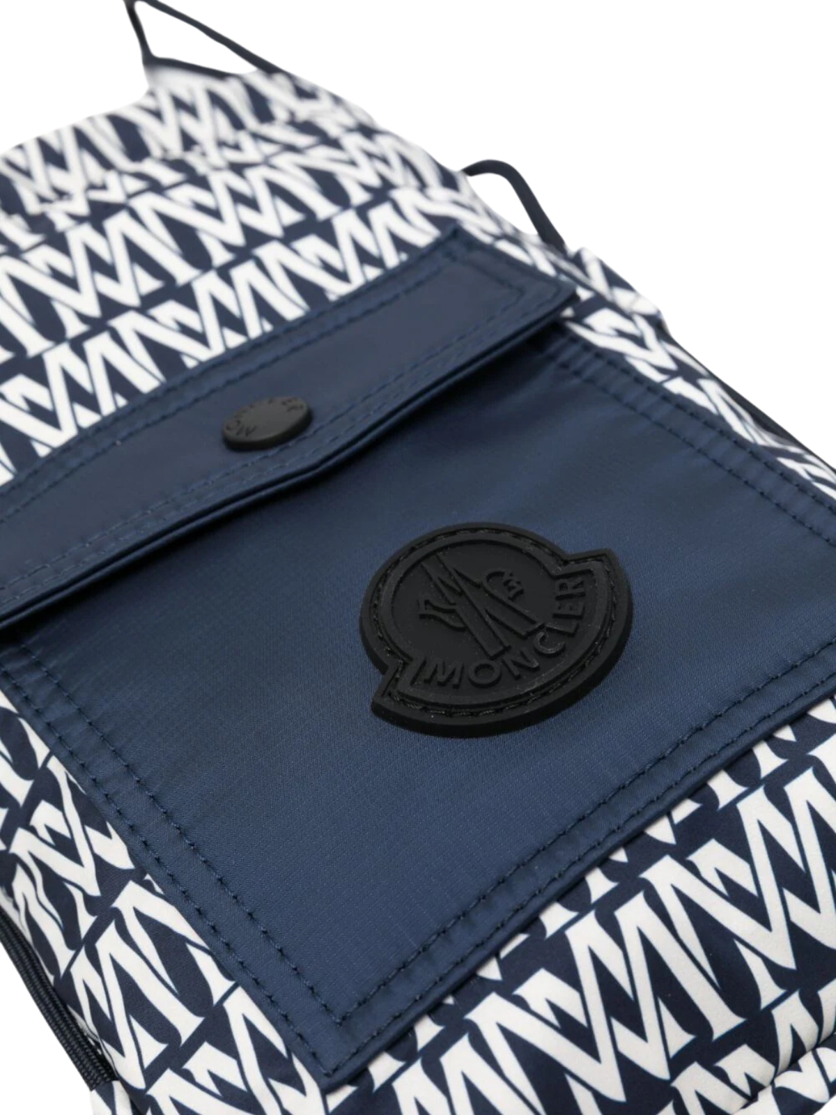 Moncler Bag Drawstring Mono Blue-White