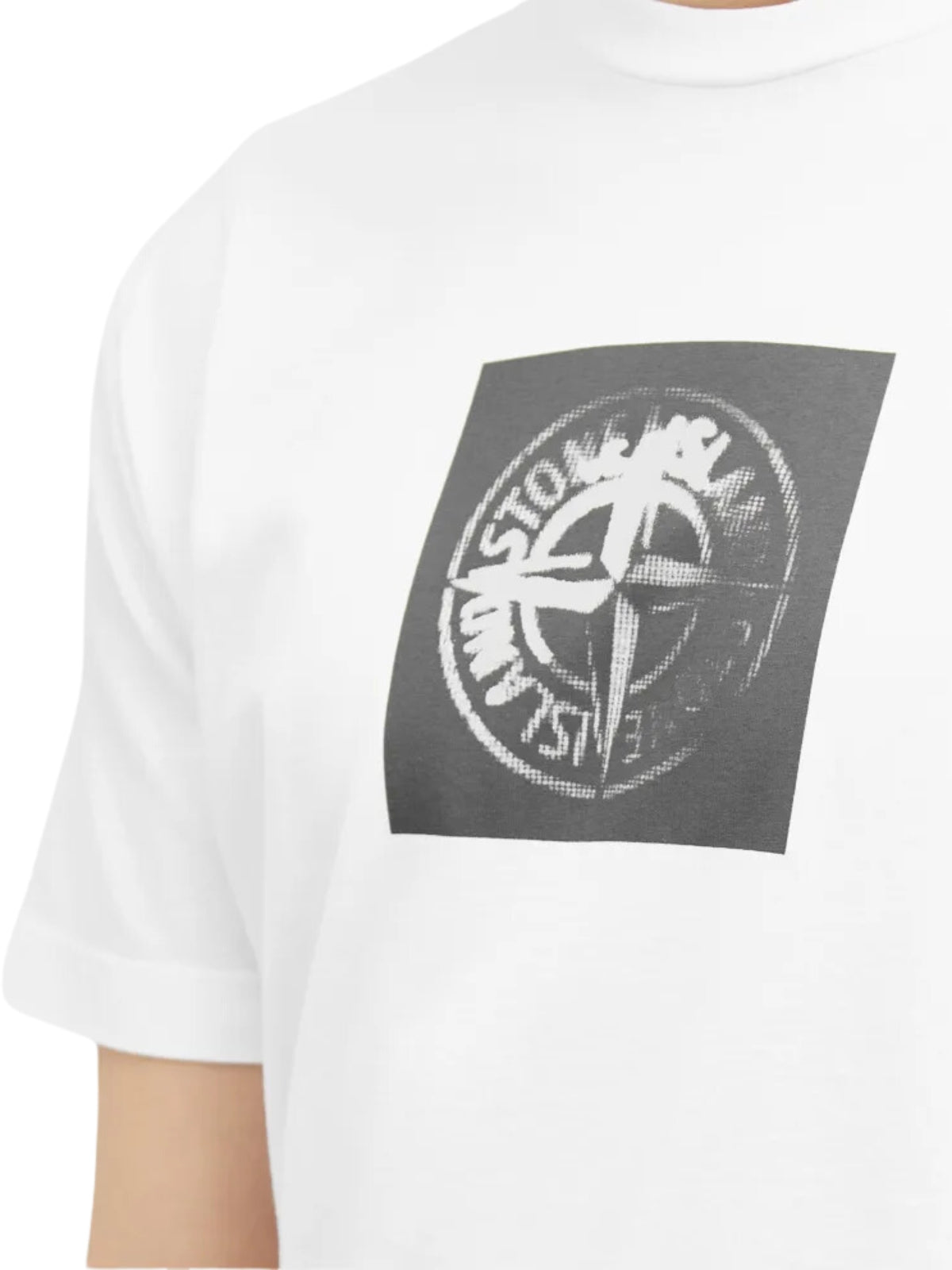 Stone Island T-Shirt Logo White