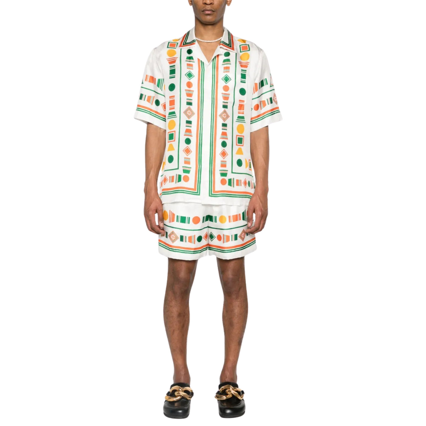 Casablanca  Shorts Playful Eagle White