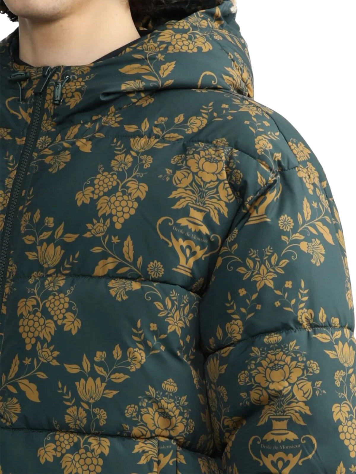 Drole De Monsieur Jacket La Doudoune Damas Khaki