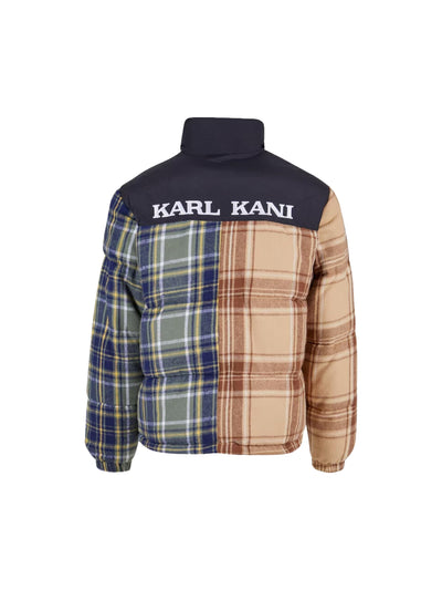 Karl Kani Jacket Flannel Block Puffer Multi Colour