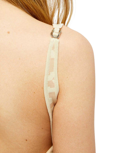 Gcds Dress Matilda Monogram Light Brown