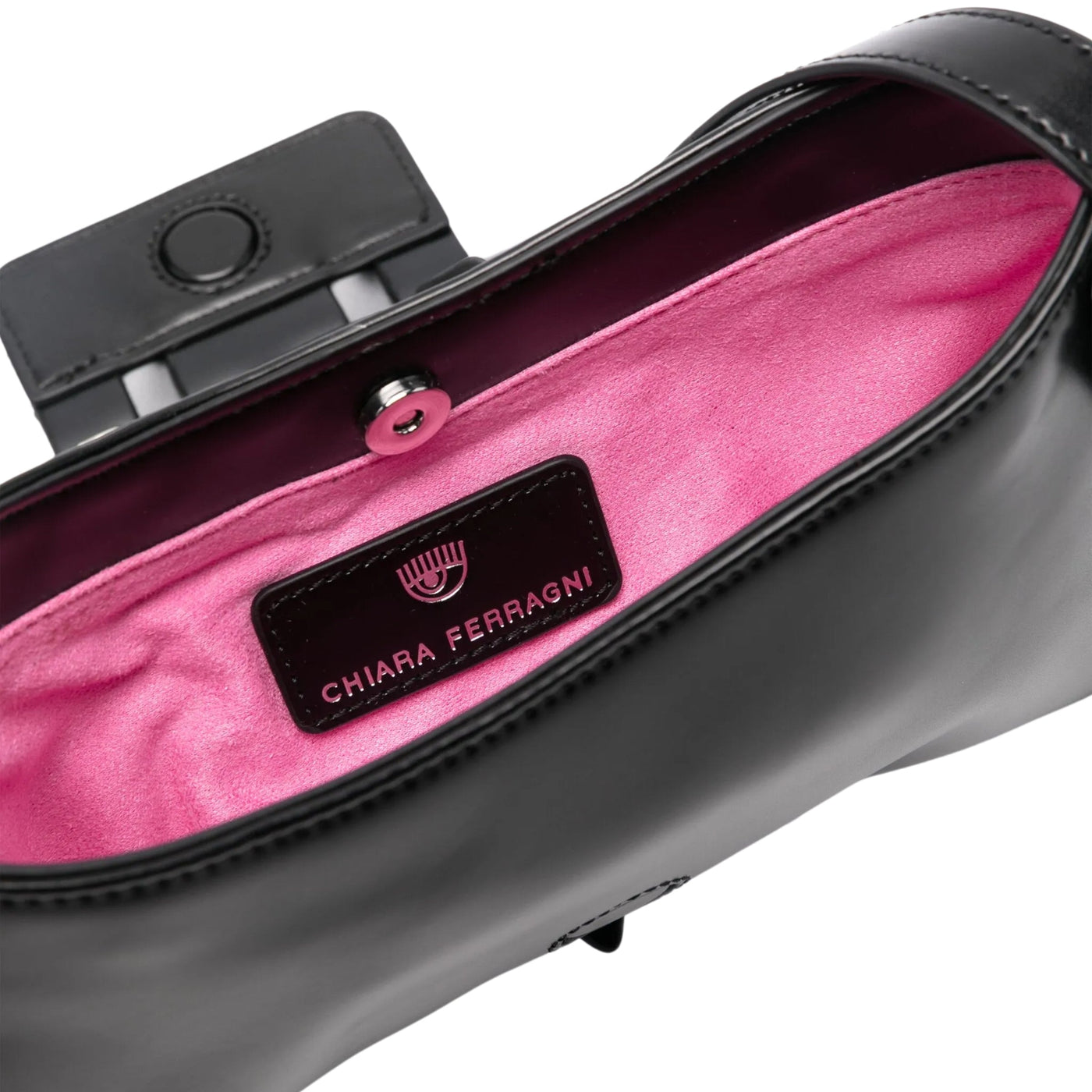 Chiara Ferragni Bag Helix Three Buckle Black