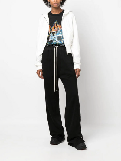 Rick Owens Track Pants Pusher Black
