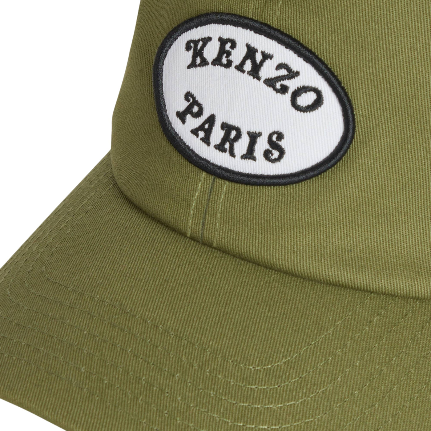Kenzo Cap Oval Logo Khaki